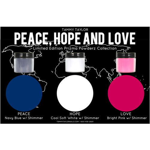 Coleccin  Peace-Hope-Love Prizma